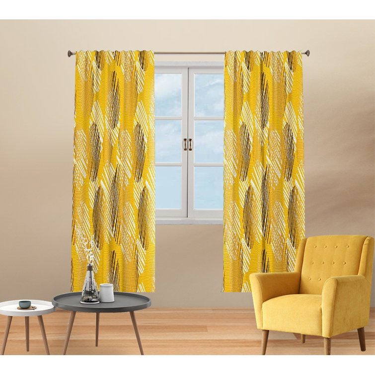 East Urban Home Polyester Blackout Curtain Pair Wayfair